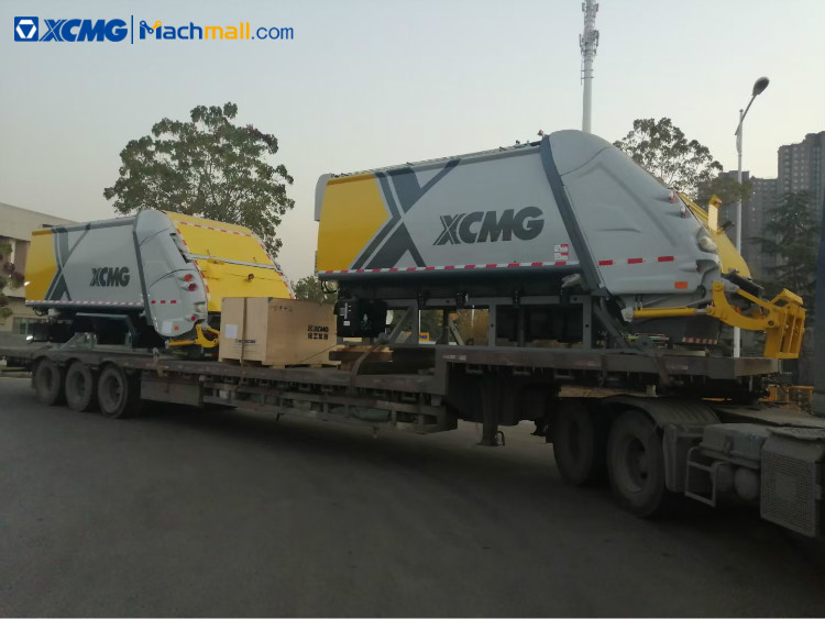 XCMG 15 cbm Compressed Garbage Truck For North American Market price