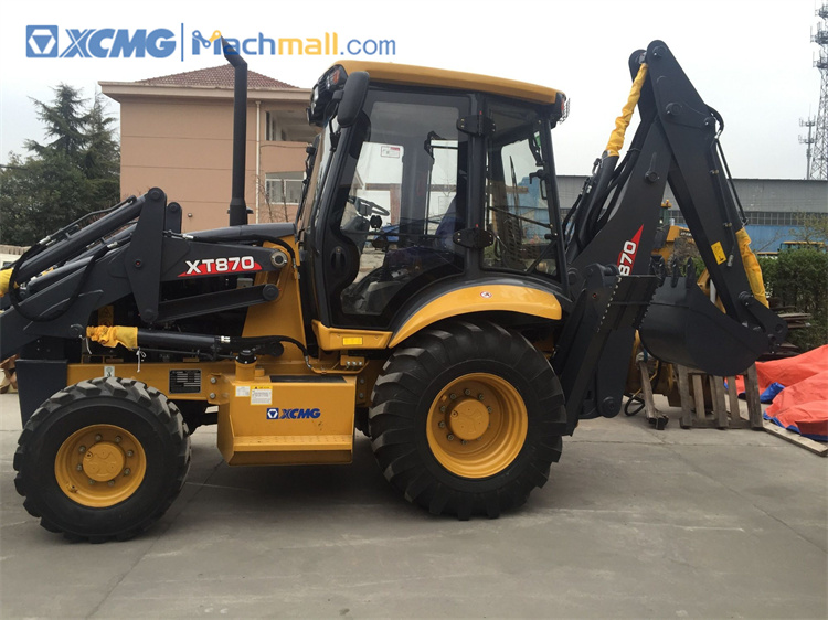 China 4 Wheel Drive Backhoe Loader Digger XT870 specs