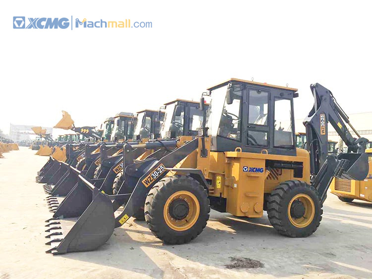 XCMG Backhoe Loader with Customized Chinese Style Paint price