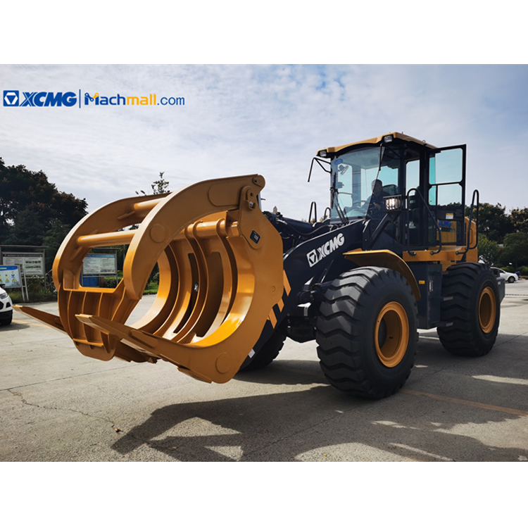 XCMG 3 5 7 8 10 ton Wheel Loader with Log Forks and Grapples for sale