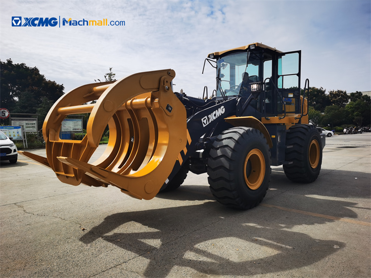 XCMG 3 5 7 8 10 ton Wheel Loader with Log Forks and Grapples for sale