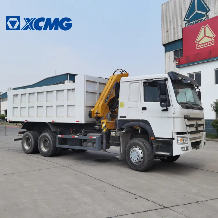 XCMG Manufacturer Brand New 10 Ton Dump Truck Mounted Crane SQZ105-3 with Howo Chassis