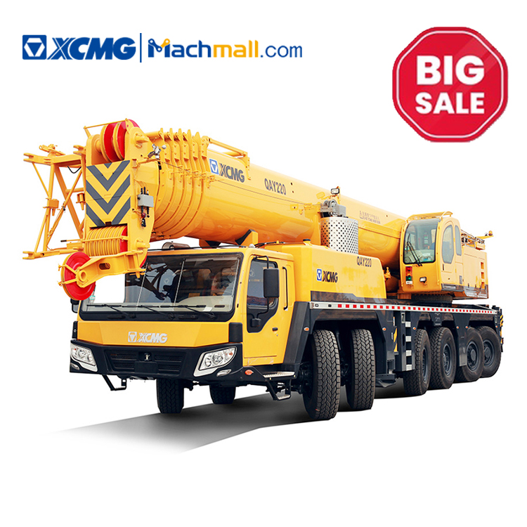 XCMG factory 220 ton cheap stock all terrain crane QAY220 on sale