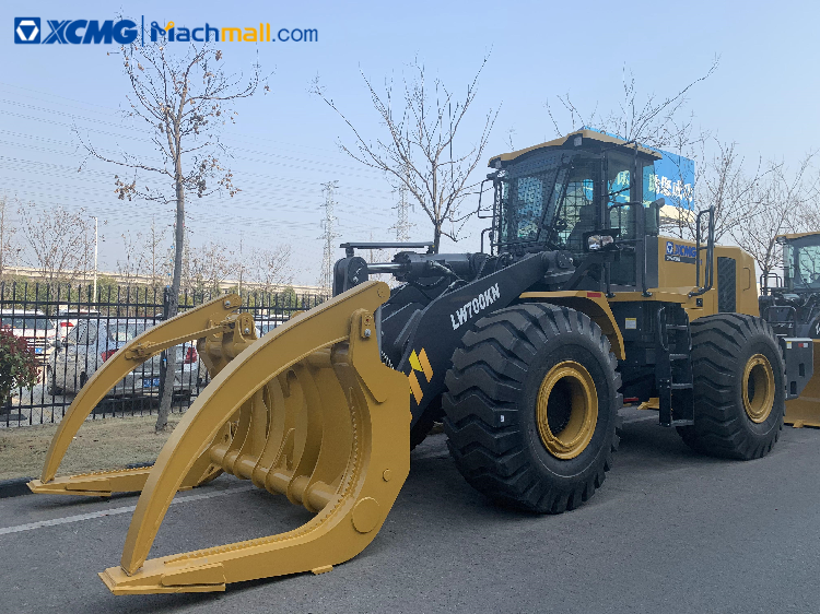 XCMG 3 5 7 8 10 ton Wheel Loader with Log Forks and Grapples for sale