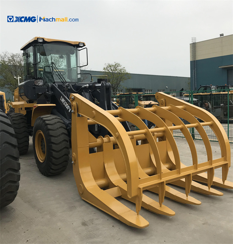 XCMG 3 5 7 8 10 ton Wheel Loader with Log Forks and Grapples for sale