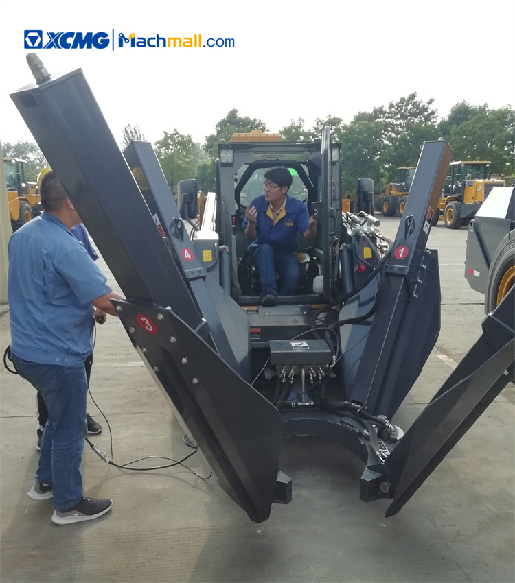 Chinese Wheel Crawler Skid Steer Loader with Tree Spade Attachments price