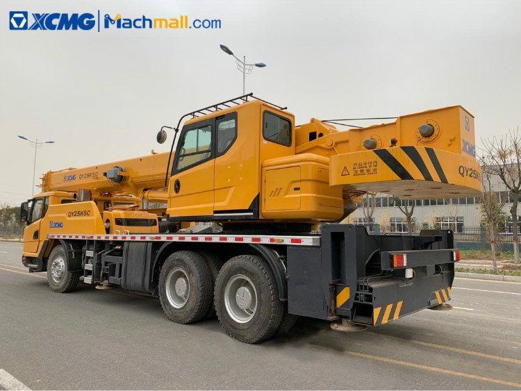 XCMG manufacturer 25 ton small mobile truck crane QY25K5C price