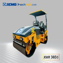 XCMG 3 ton road construction equipment vibrating road roller XMR303S price