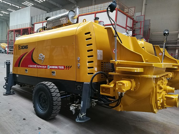 XCMG Official HBT10020V China brand Concrete Machinery trailer concrete pump for sale