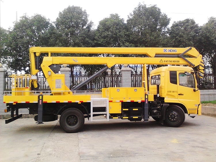 XCMG new 21m telescopic boom aerial work platform truck XGS5080JGKQ6 China aerial work truck price