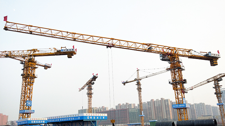 XCMG Official Construction Tower Crane with Spare Parts XCP330(7525-18) 18 Ton Top Less Tower Crane