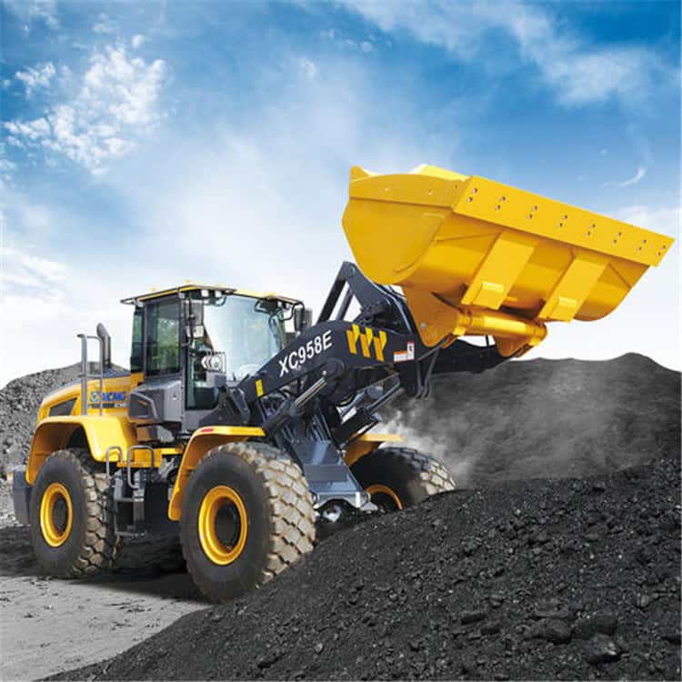 XCMG Official 5 ton wheel loader China new front wheel loader XC958 for North America price