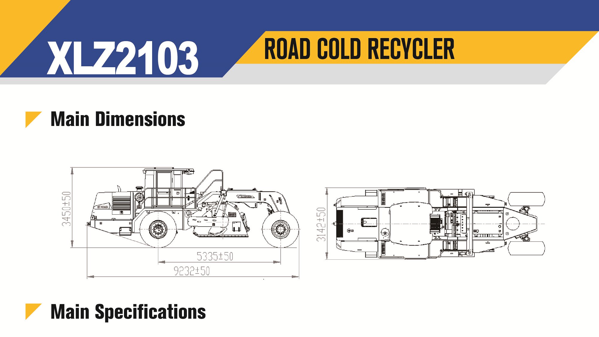 XCMG Official Road Cold Recycler XLZ2103 For Sale