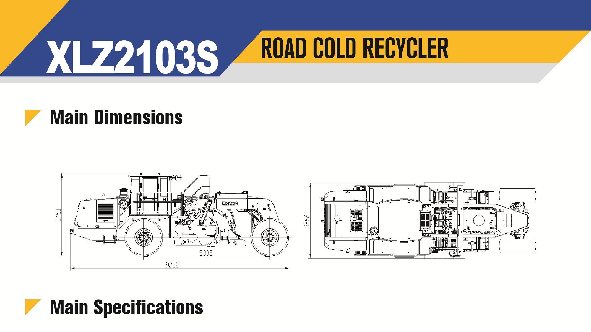 XCMG Official Road Cold Recycler XLZ2103S For Sale