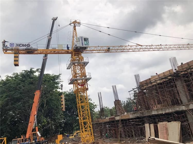 XCMG Official Mobile Tower Crane Erecting Tower Crane QTZ80(5610Fz-6) for Sale