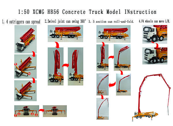 XCMG Concrete Truck HB56 Model (1:50)