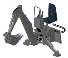 XCMG Official Loader Attachments Double-arm excavation for Skid Steer Loader for Sale