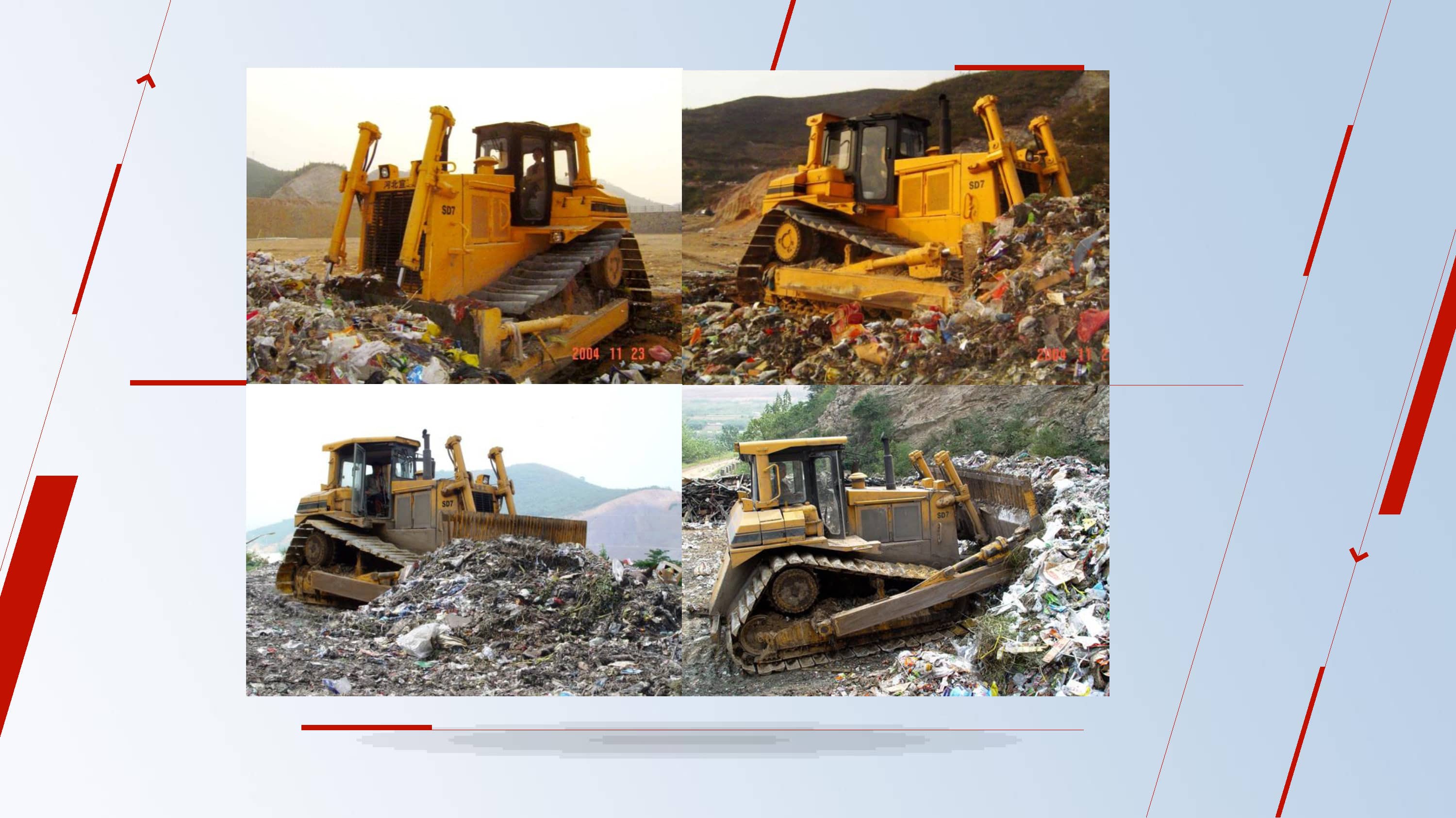 HBXG SD7NHW  Elevated sprocket landfill Bulldozer