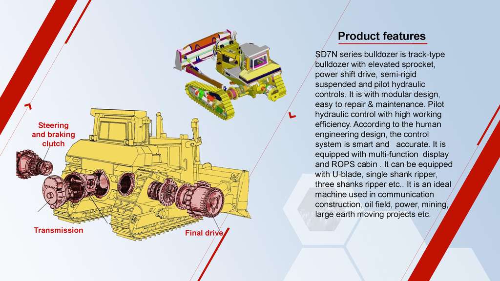 HBXG SD7NLGP  Elevated sprocket swape Bulldozer