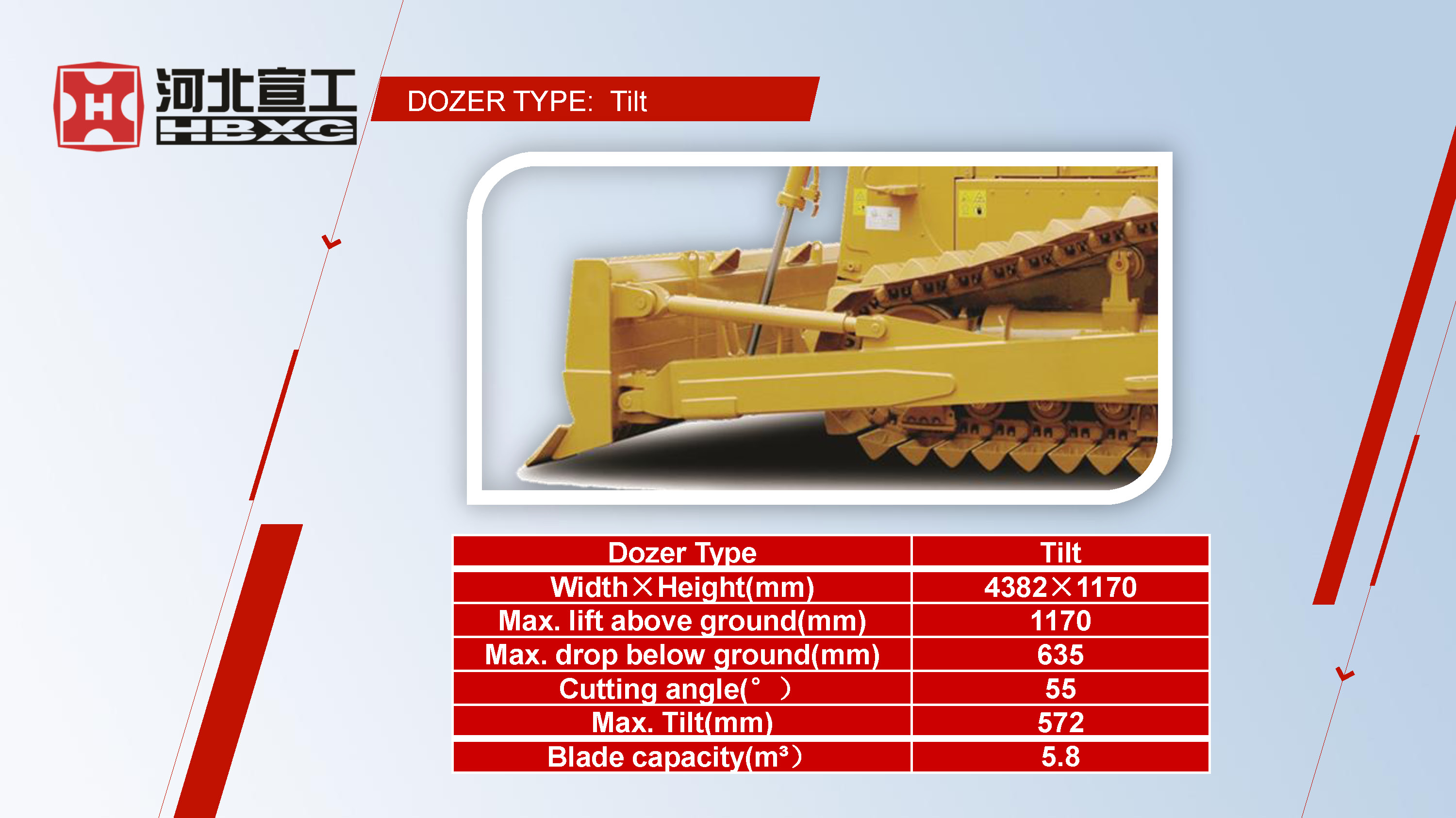 HBXG SD7NLGP  Elevated sprocket swape Bulldozer