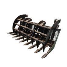 SHENFU Skid Steer Loader Attachments Skid Steer Grapple Rake