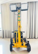 5M height, 5KW generator Mobile Light Tower with LED mobile Trailer Lighting Tower