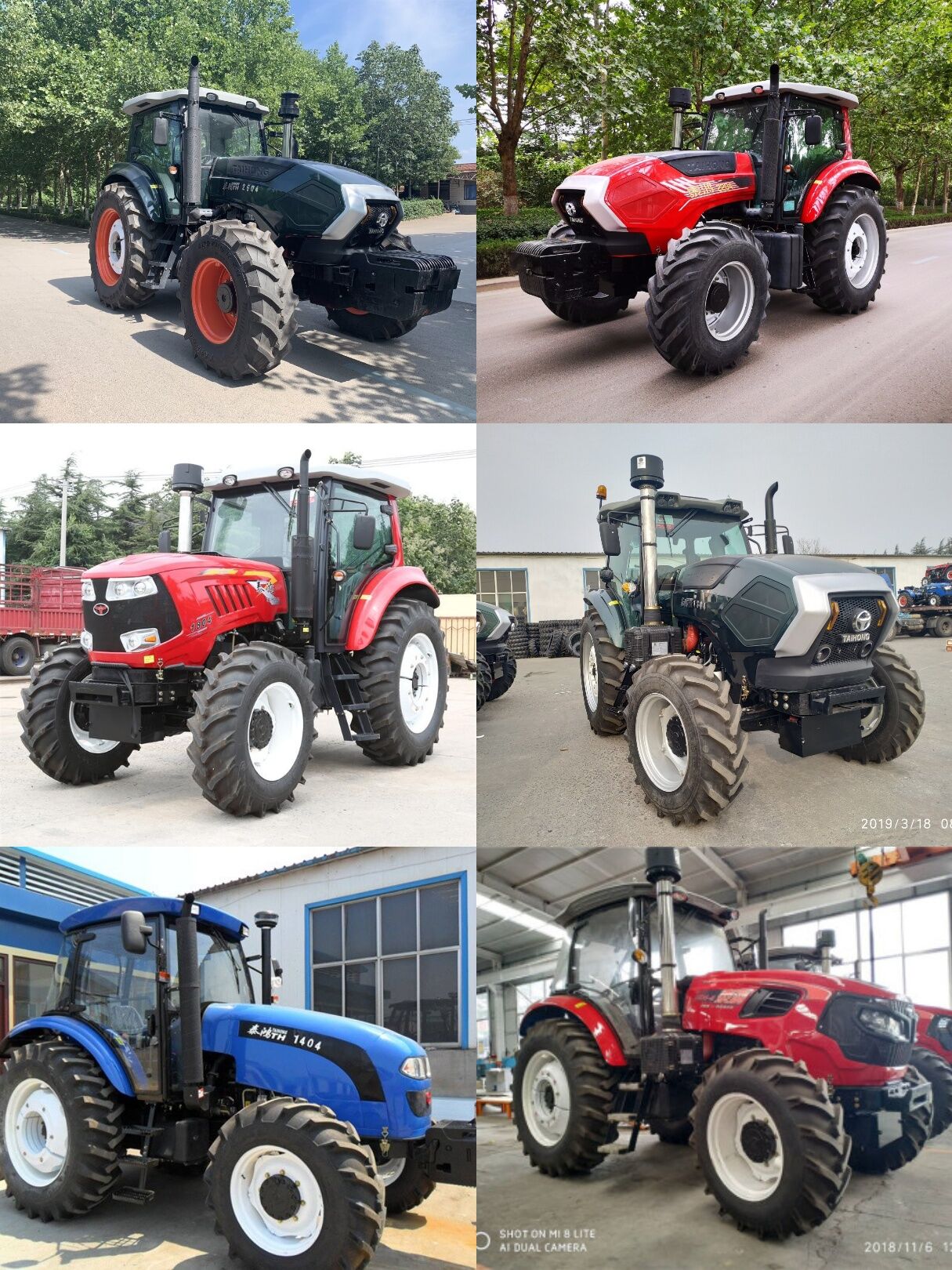 Factory Directly Supply 210HP 4WD Agricultural Wheel Walking Farm Tractor