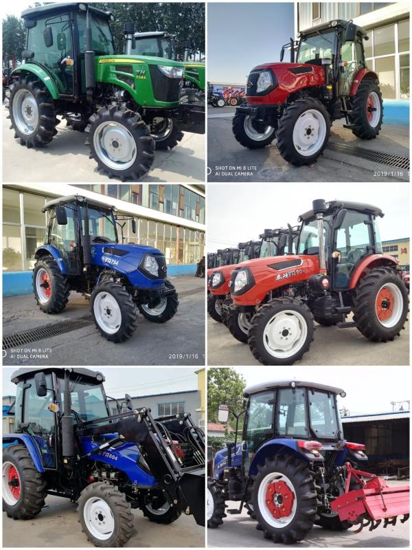 China Factory Supply 60HP 4WD MIni Garden Agricultural Farm Tractor