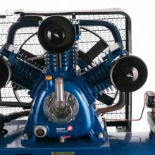 Dual host series air compressor