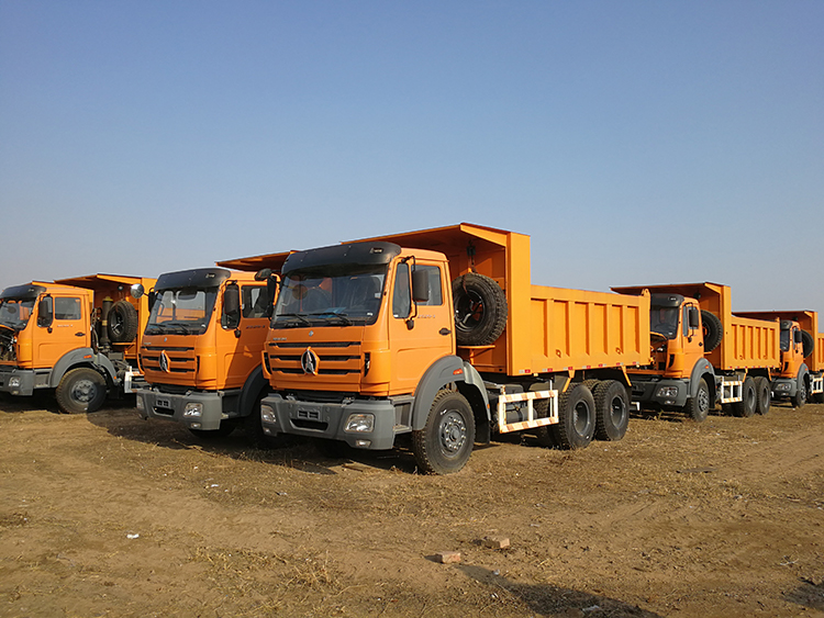 BEIBEN diesel dump truck 2638KZ 380HP with Benz technology price