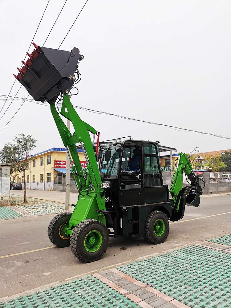 Qi Yang 1.5 ton small backhoe excavator loader QZ10-15EUC for sale