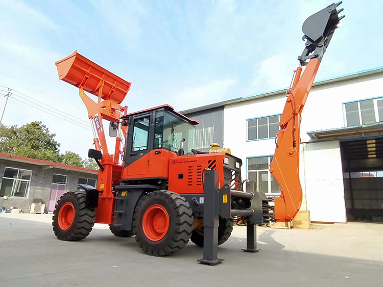 Qi Yang 4 wheel drive new backhoe and loader QZ20-25E 2.5 ton capacity price