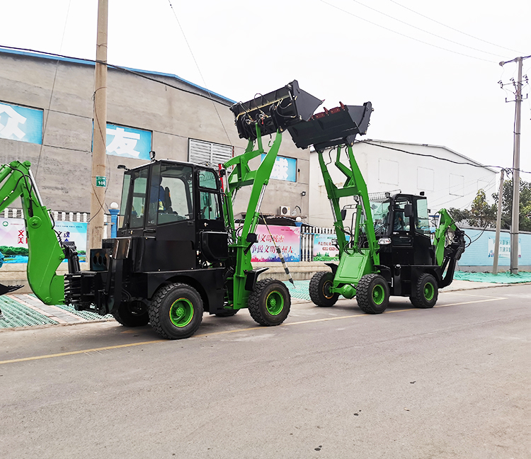 Qi Yang 1.5 ton small backhoe excavator loader QZ10-15EUC for sale