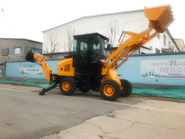 China Qi Yang new mini cheap backhoe loader 1.5 ton QZ10-15 price