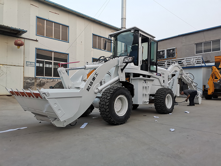 Qi Yang 3 ton hydraulic pilot handle cheap backhoe loader QZ40-28E for sale