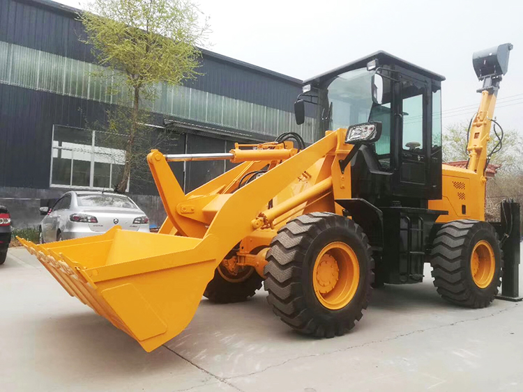 Qi Yang 4 wheel drive new backhoe and loader QZ20-25E 2.5 ton capacity price