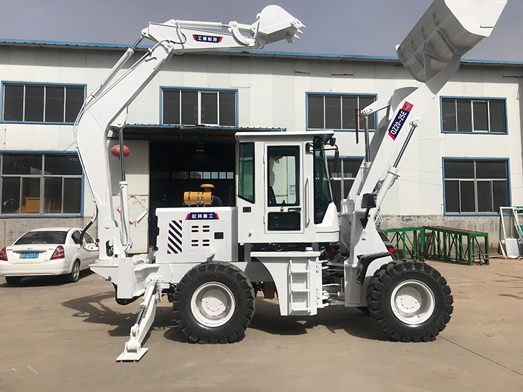 Qi Yang 2.5 ton wheel loader backhoe for sale