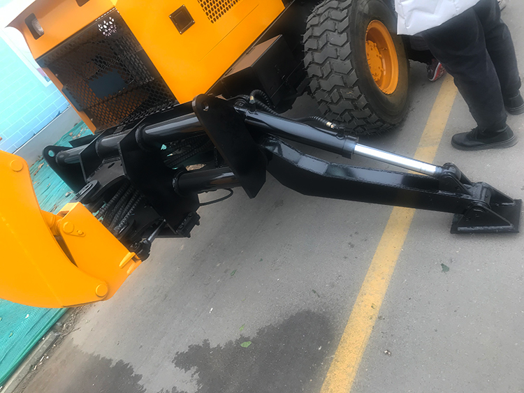 China Qi Yang new mini cheap backhoe loader 1.5 ton QZ10-15 price