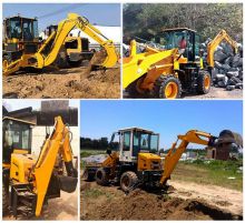 China Qi Yang new 2.5 ton capacity backhoe loader QZ20-25EUC for sale
