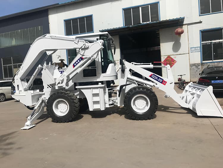 Qi Yang 2.5 ton wheel loader backhoe for sale