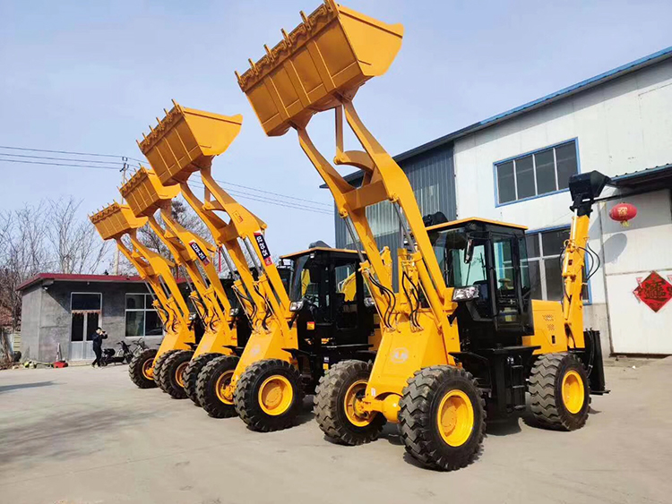 Qi Yang 4 wheel drive new backhoe and loader QZ20-25E 2.5 ton capacity price