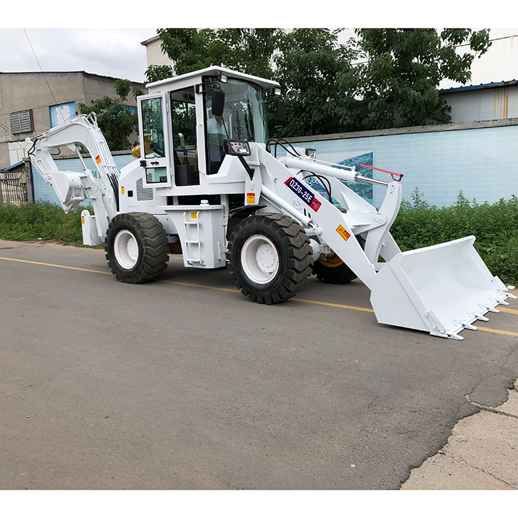 Qi Yang 2.5 ton wheel loader backhoe for sale