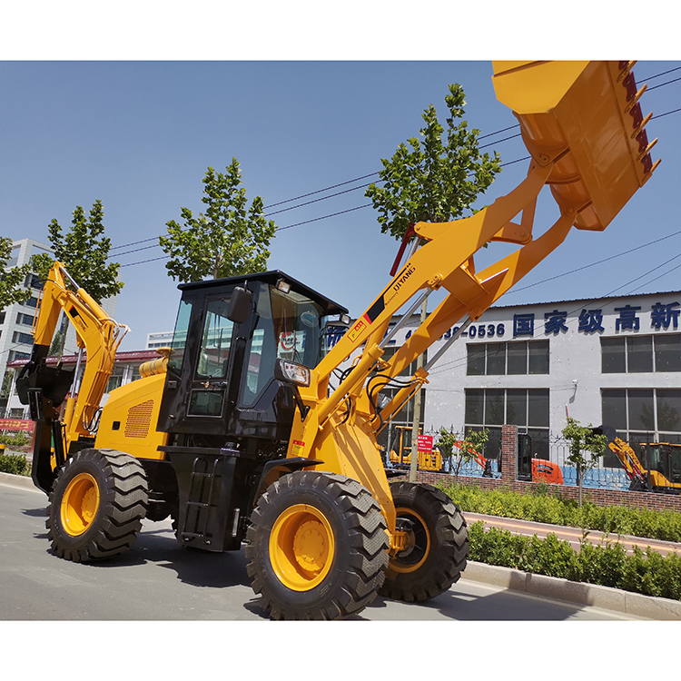 Chinese front end loader 3000mm digging depth QiYang QZ30-25E backhoe loader for sale