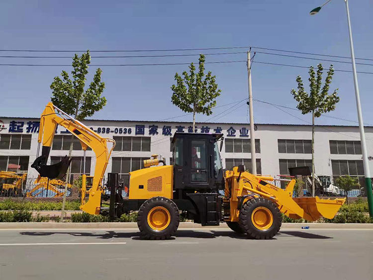 Chinese front end loader 3000mm digging depth QiYang QZ30-25E backhoe loader for sale