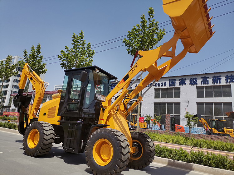 Chinese front end loader 3000mm digging depth QiYang QZ30-25E backhoe loader for sale