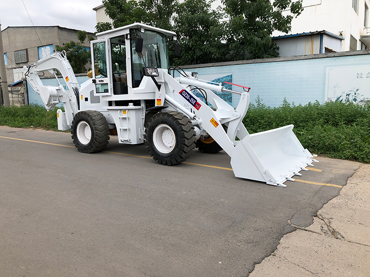 Qi Yang 2.5 ton wheel loader backhoe for sale