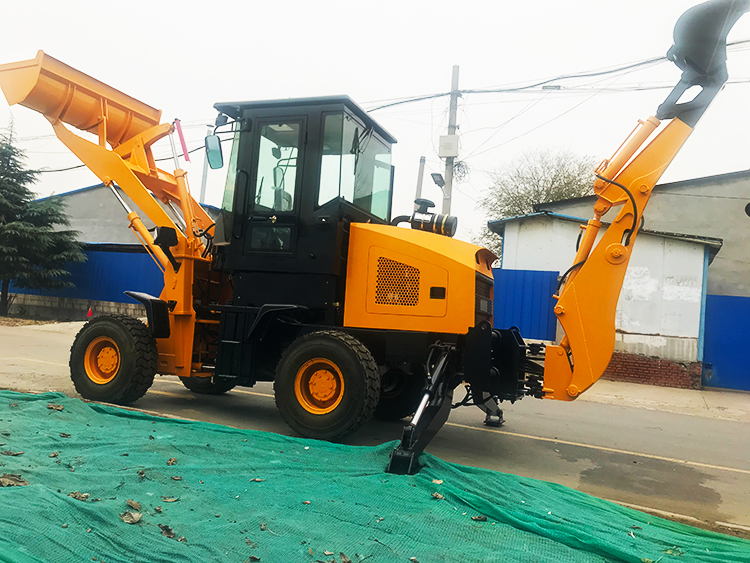 China Qi Yang new mini cheap backhoe loader 1.5 ton QZ10-15 price