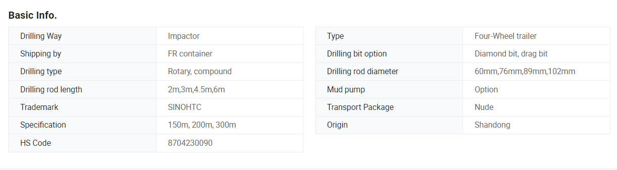 JIUZUAN FYL 200 Vehicle-Mounted  Rig Machine  Water Well Drilling Rigs