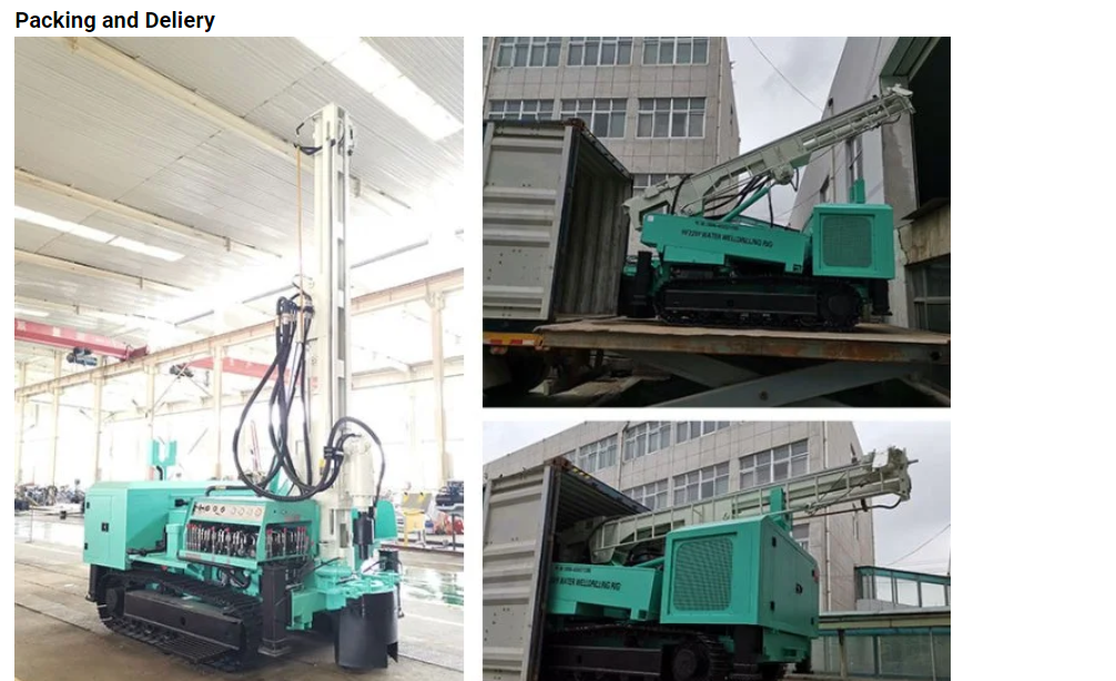 FY380 450 480 Multi-Functional Crawler Drill Rig Hydraulic Water Well Drilling Rig