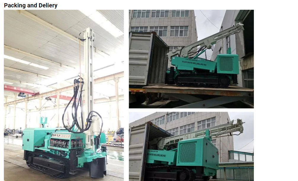 JIUZUAN FYX180 200 Crawler Hydraulic SeriesMining Water Well Drilling Rig/Engineering Construction